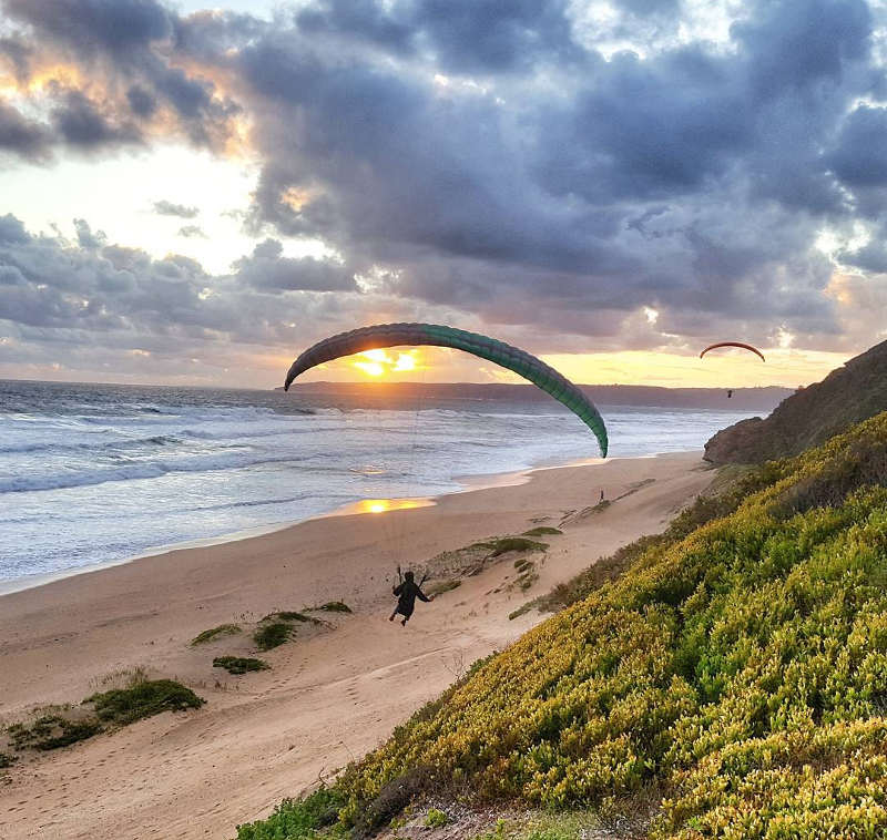 paragliding garden route