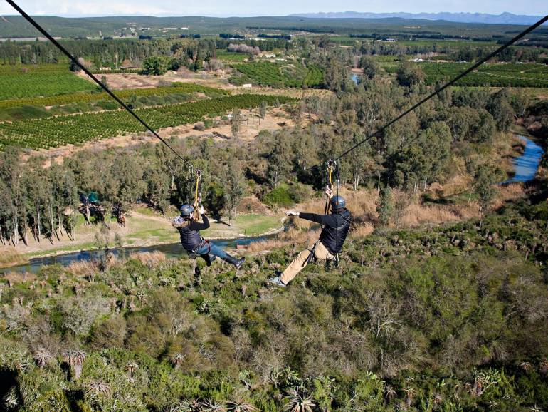 africas longest double zipline things to do in port elizabeth