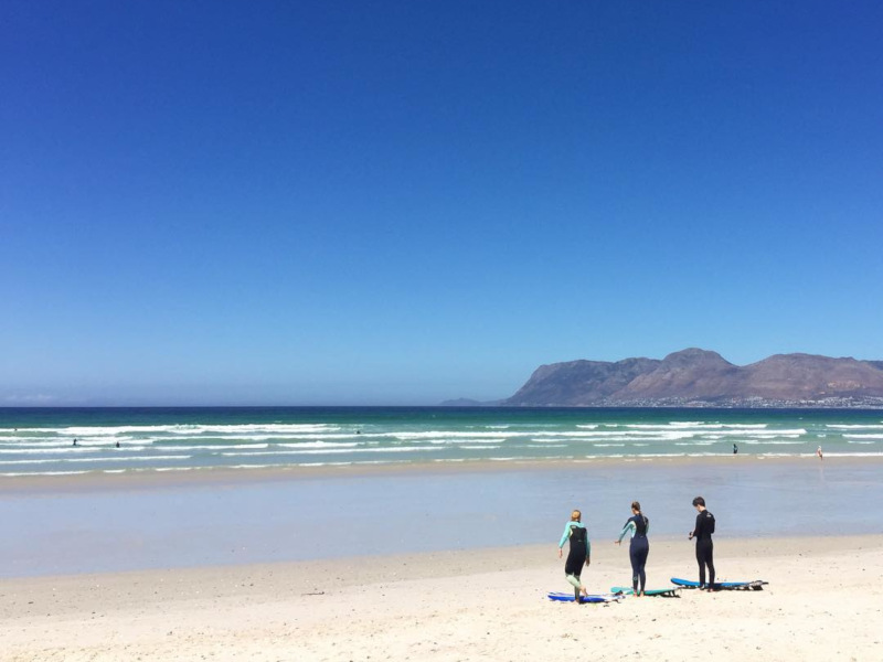 Surfing lessons at Muizenberg best things to do in Cape Town