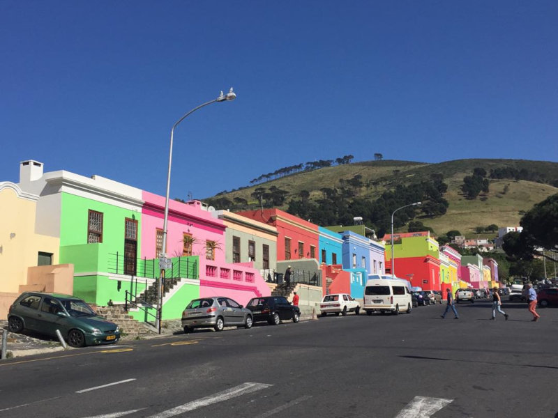 The colourful houses of the Bo-Kaap best places to visit in Cape Town