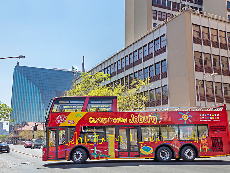 red city tour bus