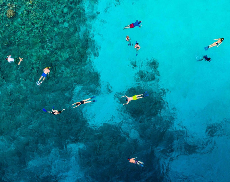 Snorkelling in the Maldives