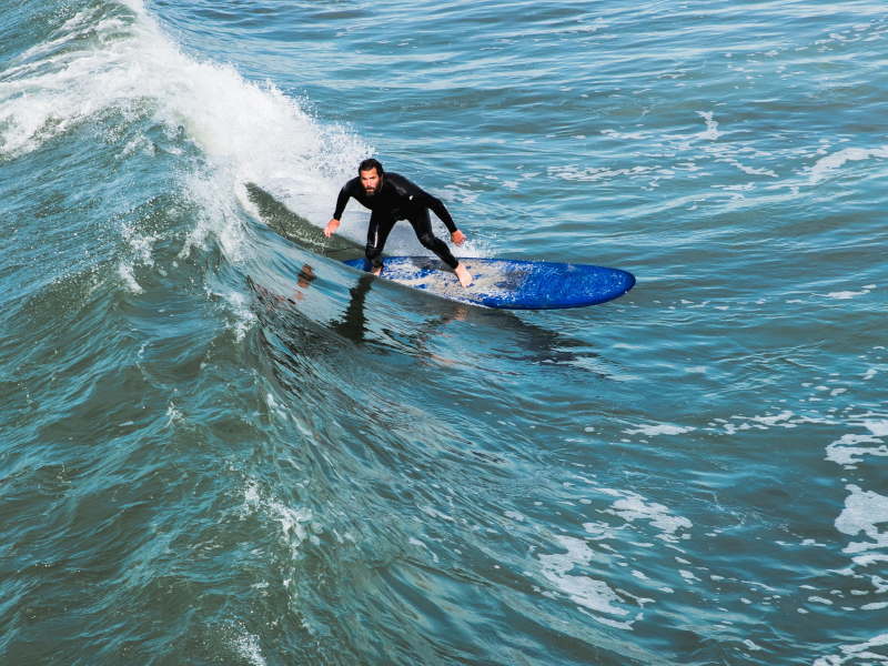 Surfing at Black Rocks Mauritius Surf