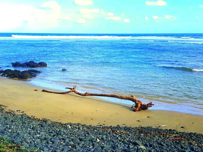 The coast of Ilôt Sancho