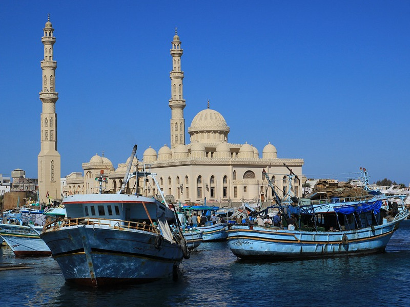 Resort town of Hurghada, Egypt