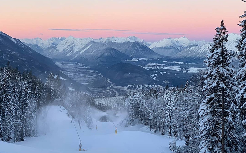 Austria Snowy Mountains