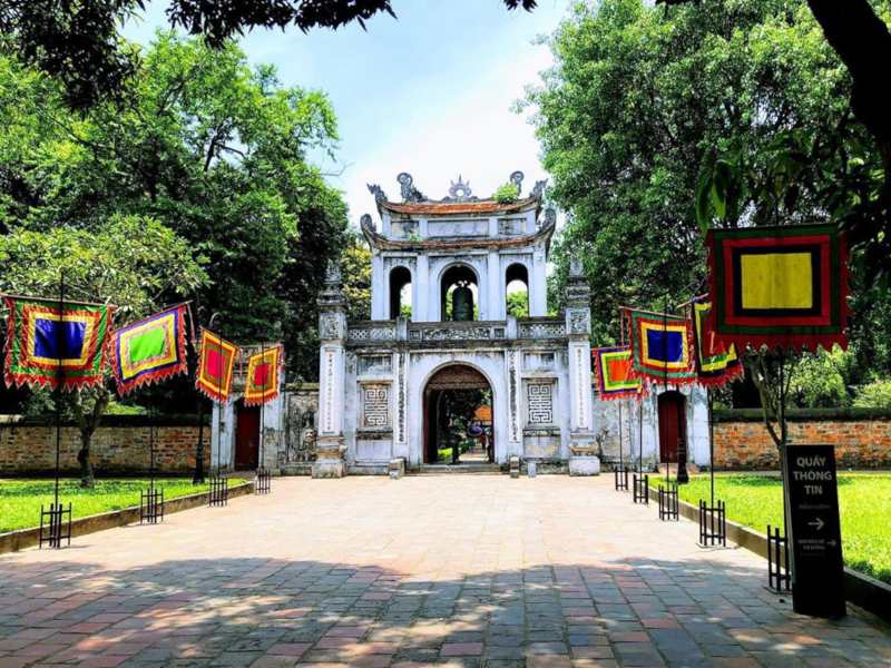 The Temple of Literature, one of the many things to do in Hanoi
