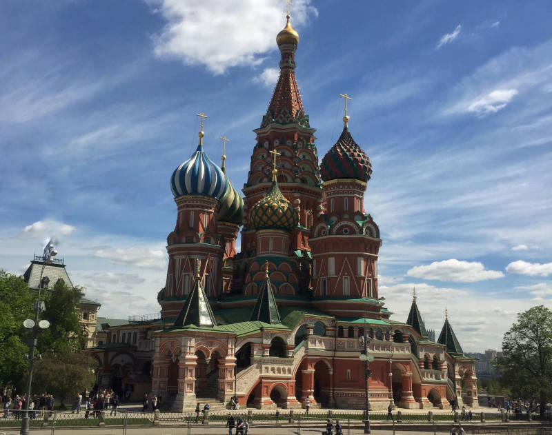 Moscow architecture visa-free countries for South Africans