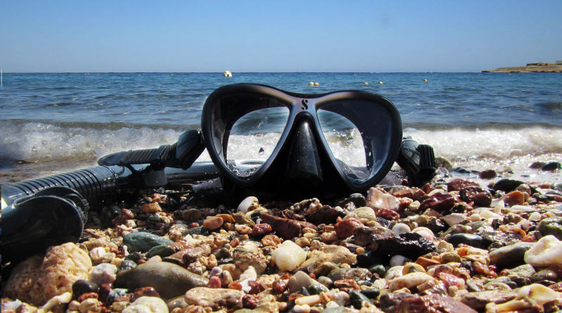 scuba mask diving in cape town