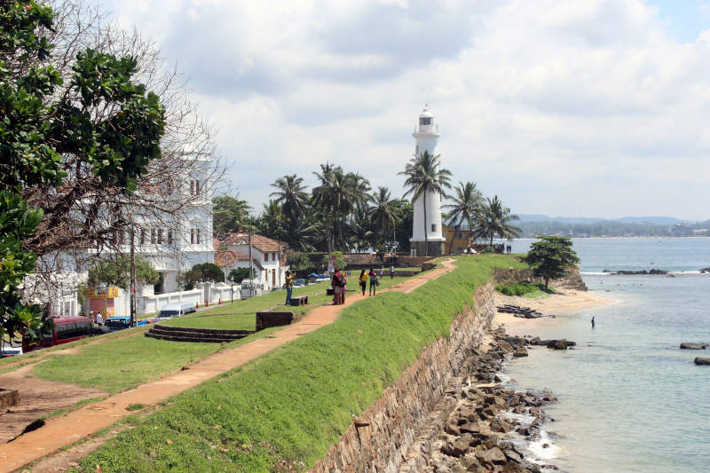 The coast of Galle - where is Sri Lanka
