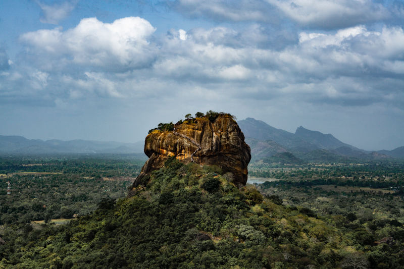 Sigiriya Rock - where is Sri Lanka