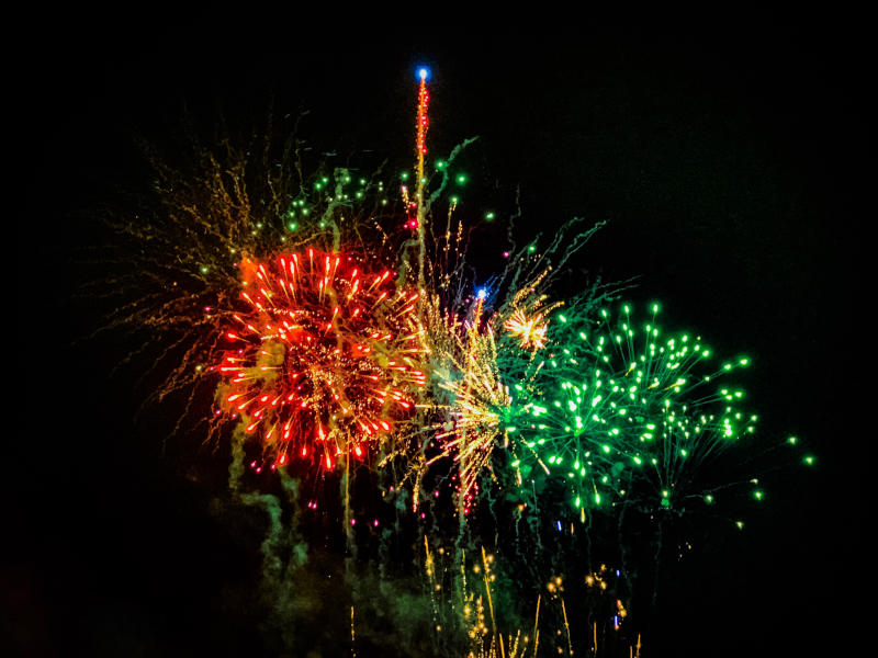 Lagos fireworks - New Year