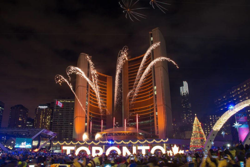 Toronto - New Year celebrations around the world