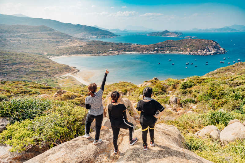 Three hikers on an adventure - holiday packages