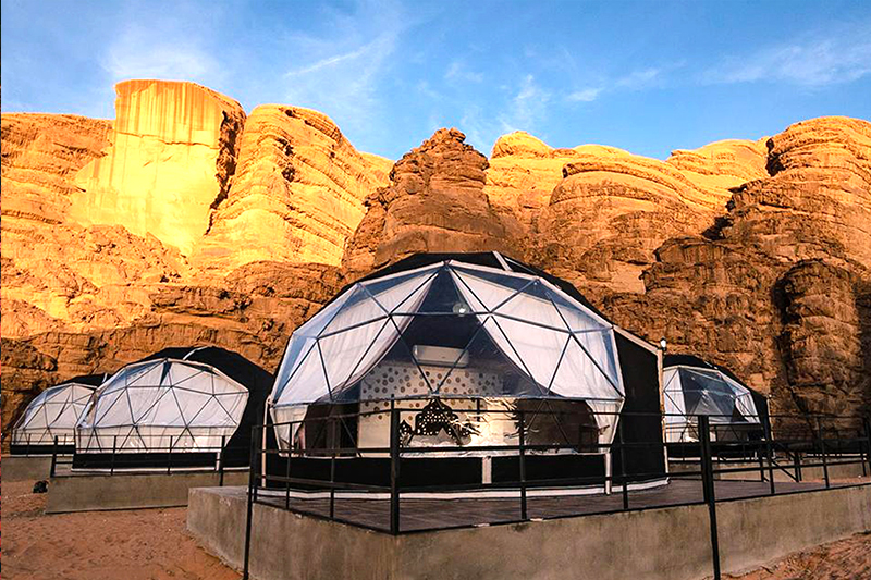 Wadi Rum's most luxurious bubble tents