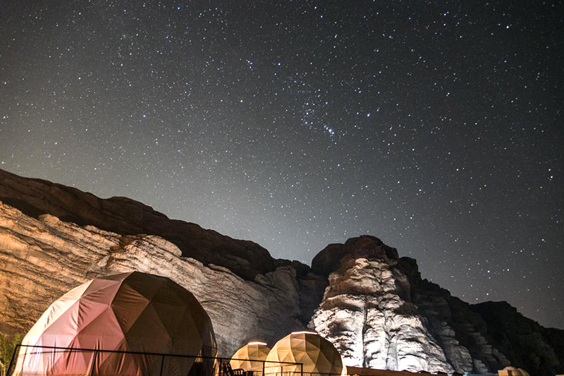 Wadi Rum's most luxurious bubble tents