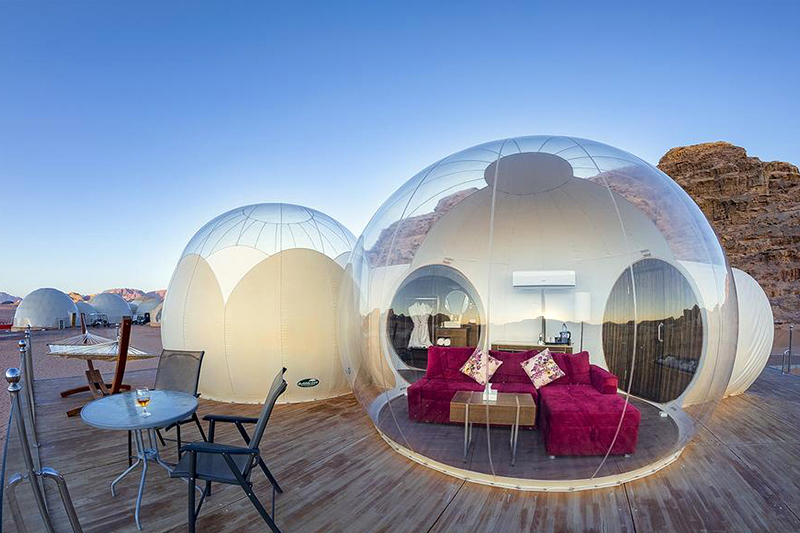 Wadi Rum's most luxurious bubble tents