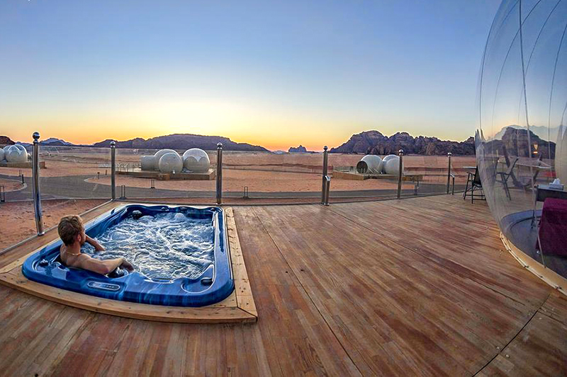 Wadi Rum's most luxurious bubble tents