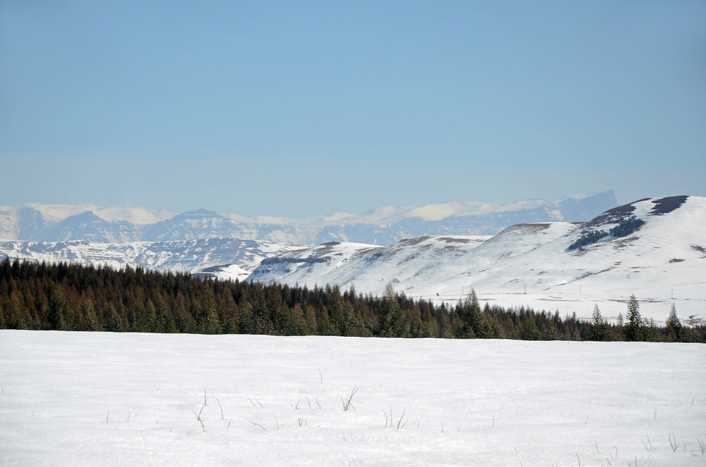 Snow in South Africa, KZN, Fort Nottingham.