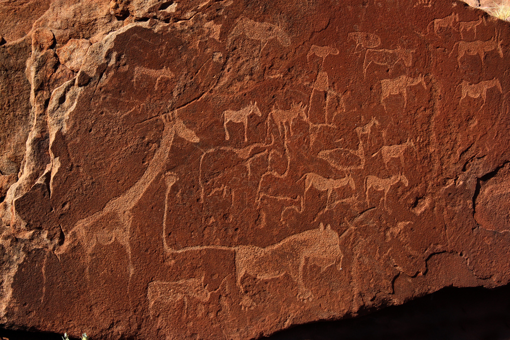 Twyfelfontein rock paintings, Namibia