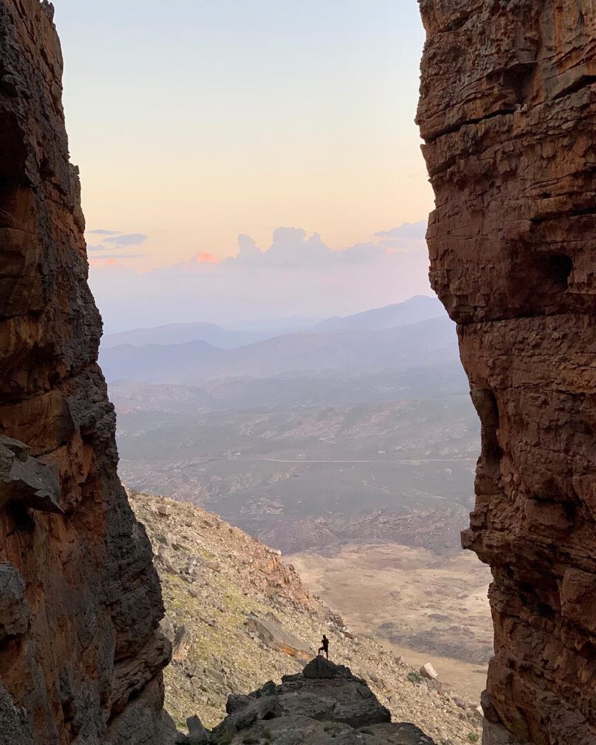 Escape your problems through the cracks of ancient crevices.