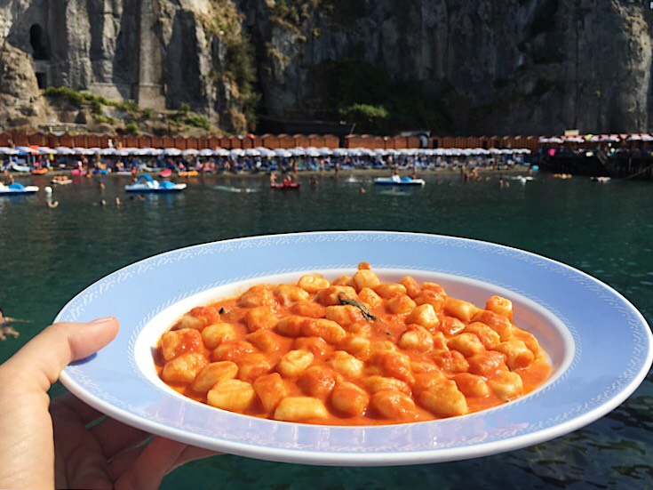 Gnocci in Sorrento Italy