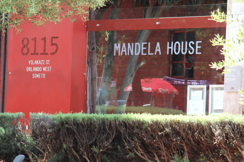 Mandela House on Vilakazi street in Soweto.