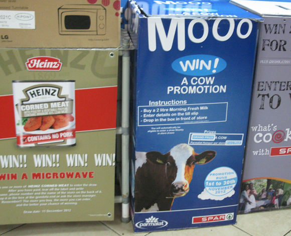 Win a cow promotion, Lusaka, Zambia
