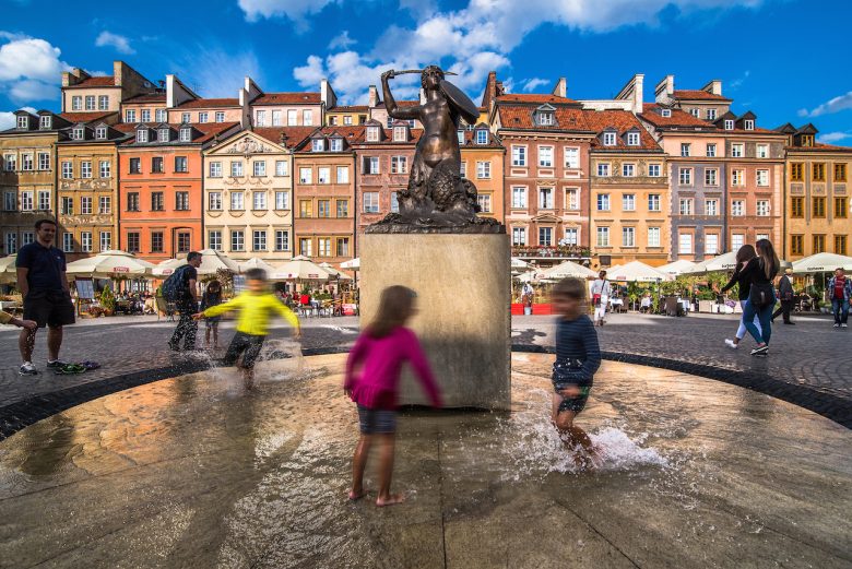 Warsaw's Old Town is a UNESCO World Heritage Site.