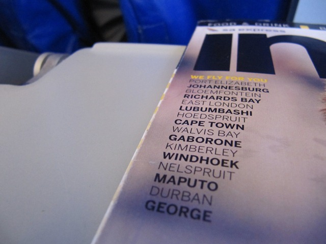 SA Express Regional Routes SA Express Regional Routes