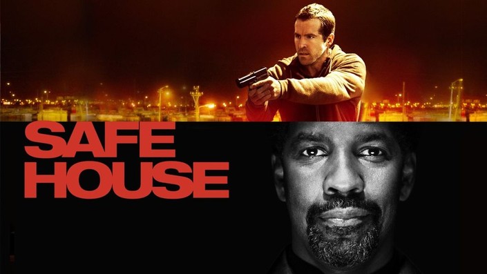 Safe House movies poster starring Ryan Reynolds and Denzel Washington. This is one of the movies filmed in South Africa