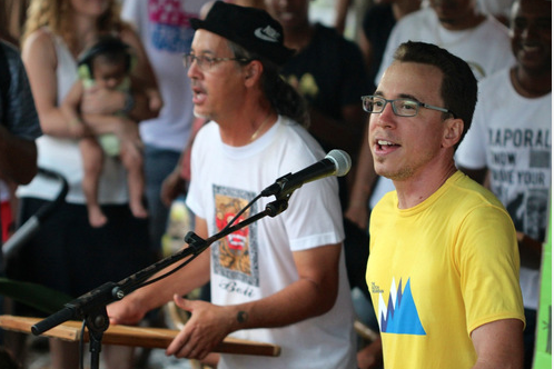 Creole singers at the Kazkabar.