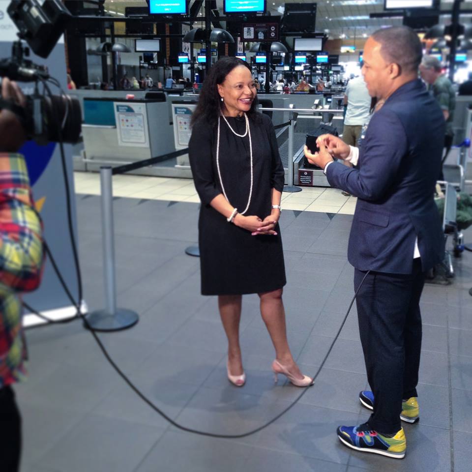 Chief Executive Officer (CEO) of Fly Blue Crane, Siza Mzimela in an interview Siza fly blu crane