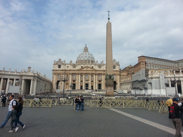 St. Peter's Square St. Peter's Square and Basilica, Rome, Italy.