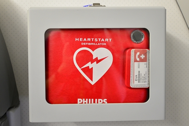 Virgin Atlantic Defibrillator Virgin Atlantic was the first commercial airliner to introduce defibrillators on-board all its aircraft.