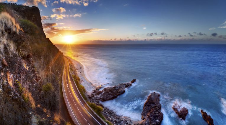 Réunion Coucher de soleil