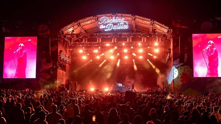 Rocking the Daisies stage in Cape Town