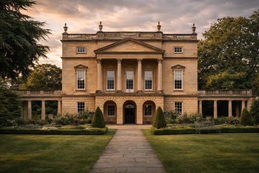 Lady Danbury's house in real life: Holburne Museum, Bath