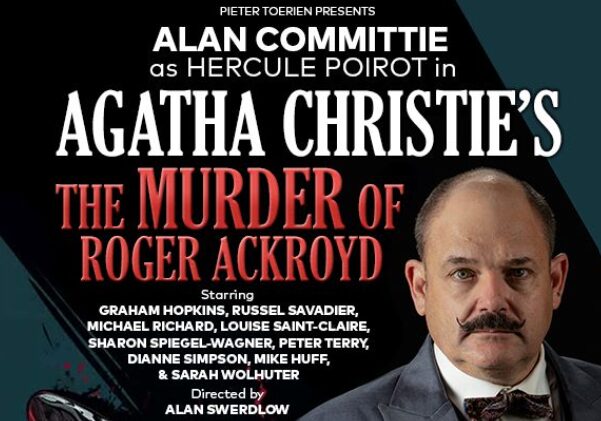 Show bill for an Agatha Christie play on in Cape Town this July.