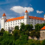 Bratislava Medieval castle on hill in Bratislava