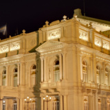 Buenos Aires The Colon Theatre by night