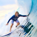 Saint Denis Réunion Surfing at Plage De L'Ermitage Beach