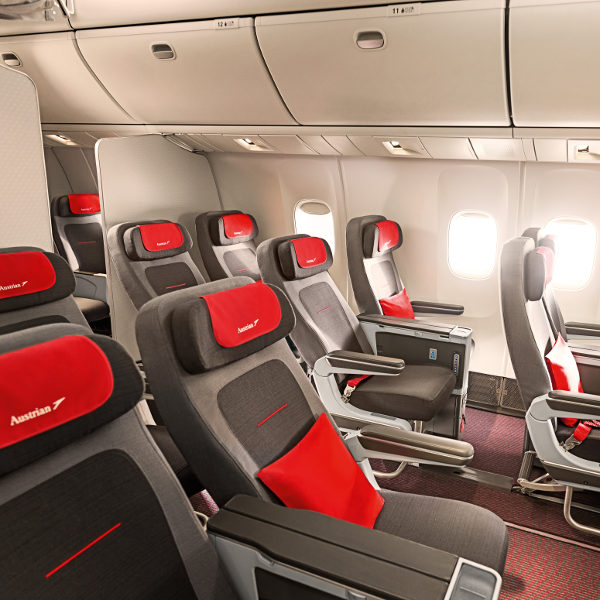 Austrian Airlines Autrian airlines seats