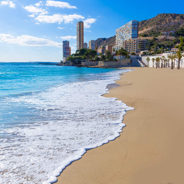 Alicante shimmering beaches
