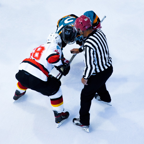Allentown hockey referee
