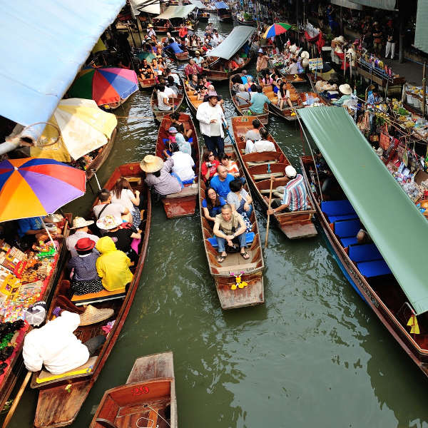 Bangkok Damonen Saduak Floating Market Bangkok