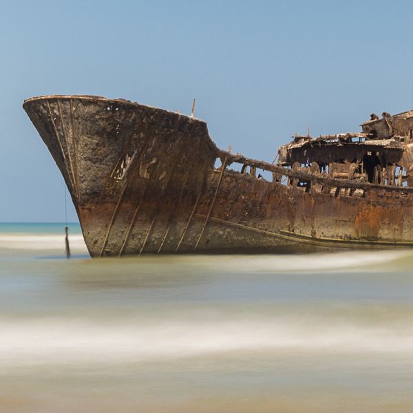 Beira Macuti Beach Shipwreck Beira