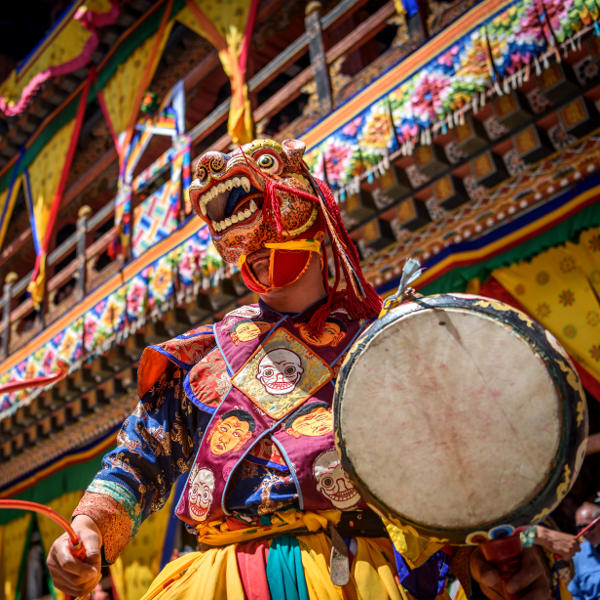 Bhutan bhutan masked dance festivals