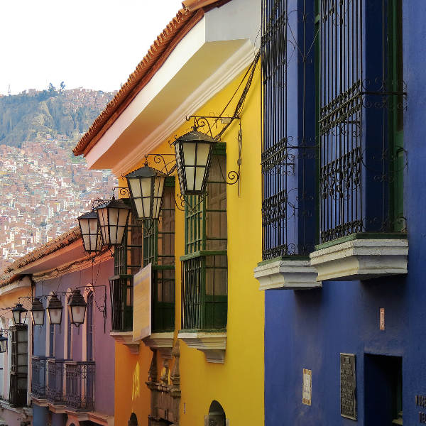 Bolivia historical streets