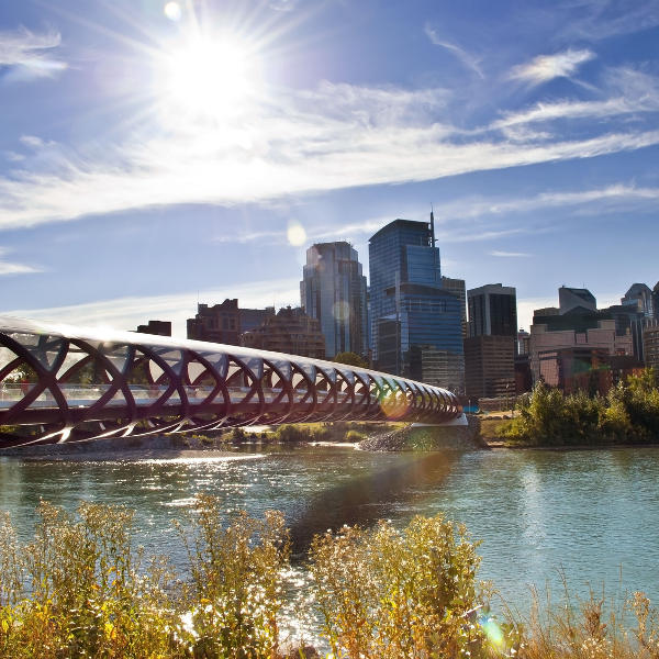 Calgary Pedestrian Bridge and Calgary